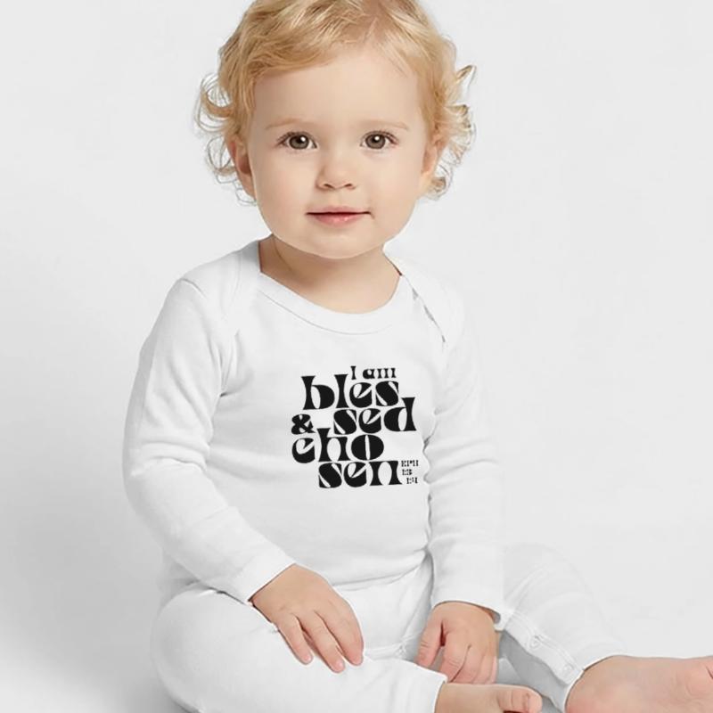 b l e s s e d & c h o s e n Baby Organic Romper