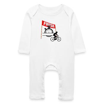 Cycling Personal Time - Baby Organic Romper - white - Front