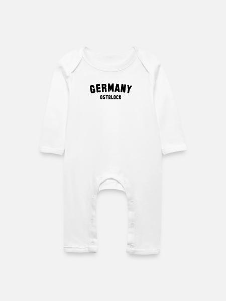 OSTBLOCK - Baby Bio Strampler - Weiß