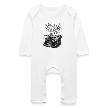 Lettres vivantes - Grenouillère bio Bébé - blanc - Devant