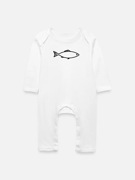 Hering - Baby Bio Strampler - Weiß