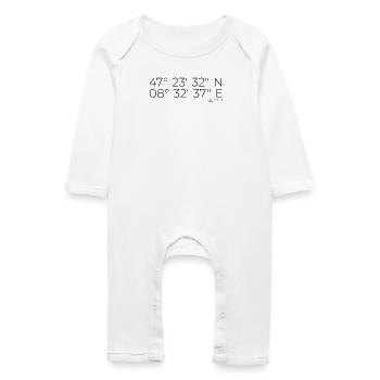 Coordonnées Arrondissement 6 Oberstrass Unterstrass Zurich - Grenouillère bio Bébé - blanc - Devant