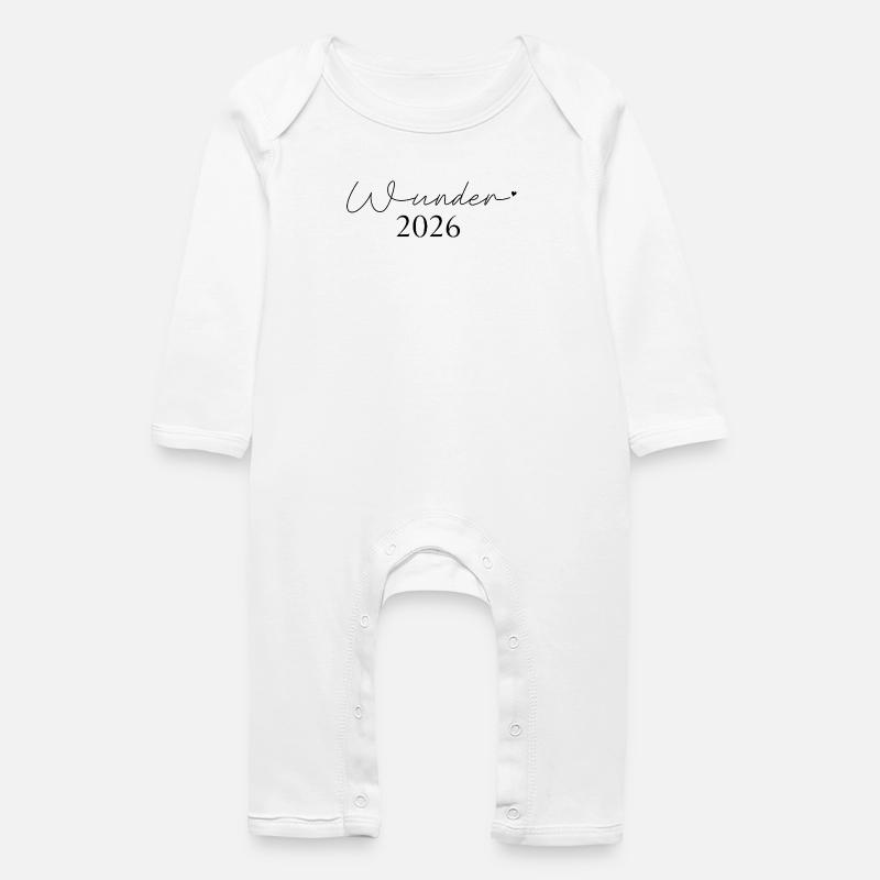 Wunder 2026 - Baby Bio Strampler - Weiß