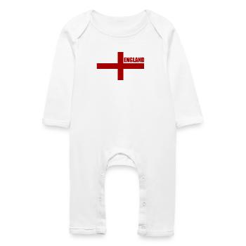 angleterre - Grenouillère bio Bébé - blanc - Devant