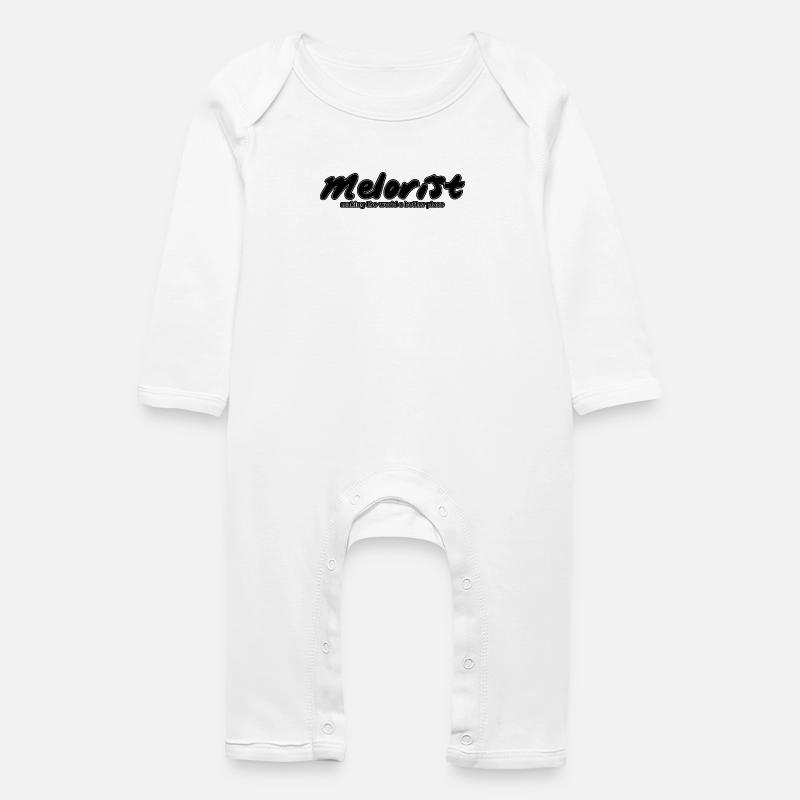 Méloriste - Grenouillère bio Bébé - blanc
