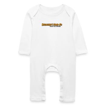 Because I say it – parenting classic - Baby Organic Romper - white - Front