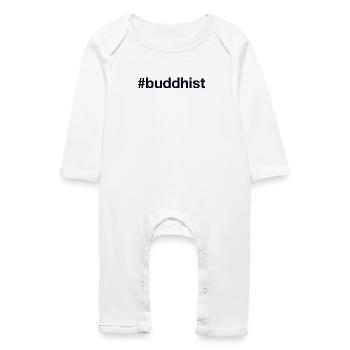 Buddhist Buddhism Buddhismus - Baby Organic Romper - white - Front