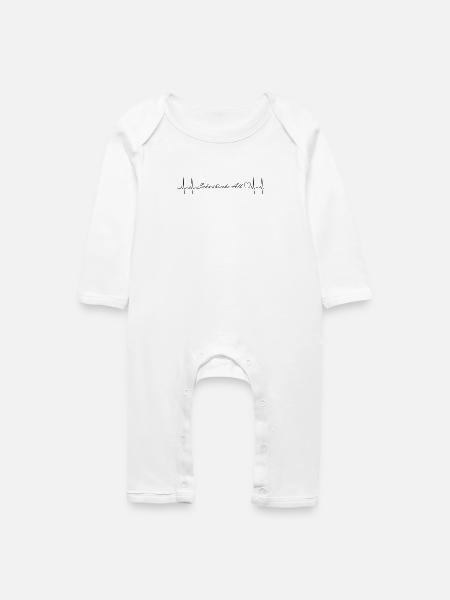 Schwäbische Alb - Baby Bio Strampler - Weiß