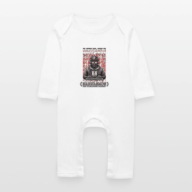 Ich spreche HTML Python und Sarkasmus Baby Bio Strampler