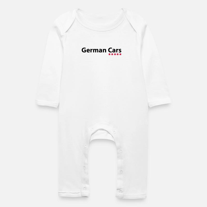 Voitures allemandes - Grenouillère bio Bébé - blanc