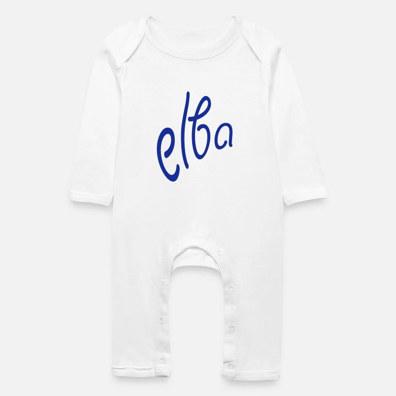 Elba - Grenouillère bio Bébé - blanc