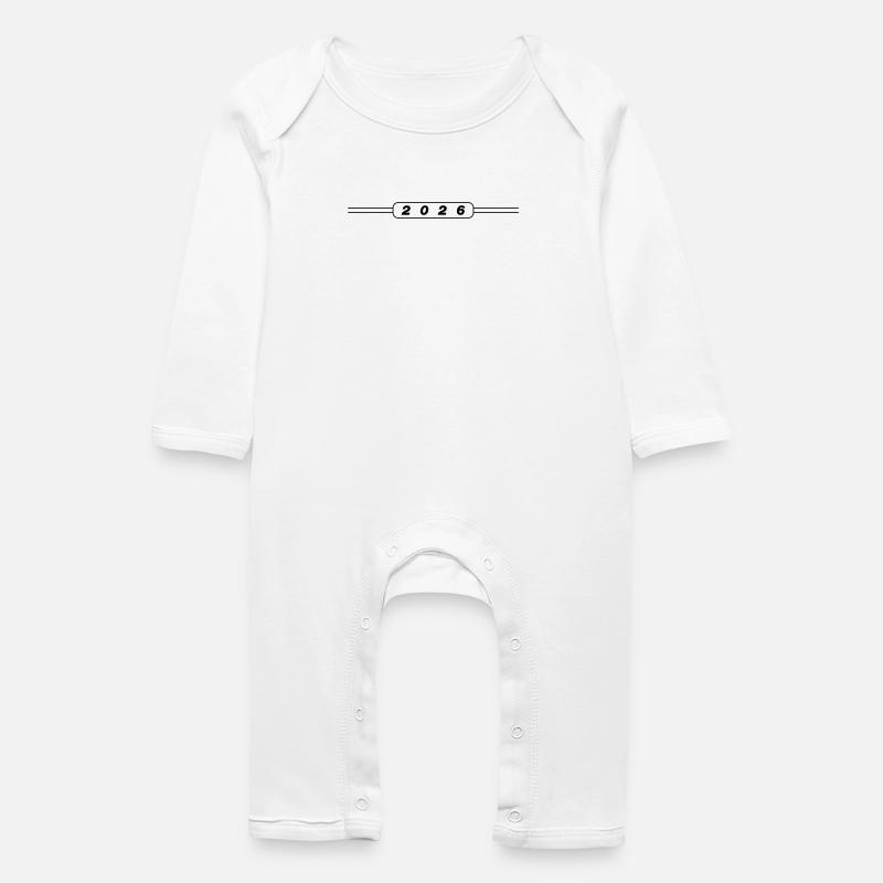 2026 - Baby Organic Romper - white