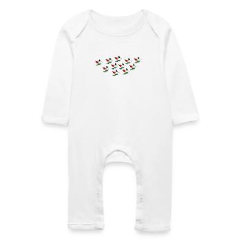 Palestina - Baby Bio Strampler - Weiß - Vorne