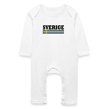 Suède - Grenouillère bio Bébé - blanc - Devant