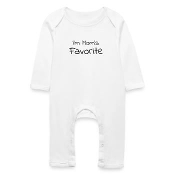 Favorite mamans - Je suis maman préférée - Grenouillère bio Bébé - blanc - Devant