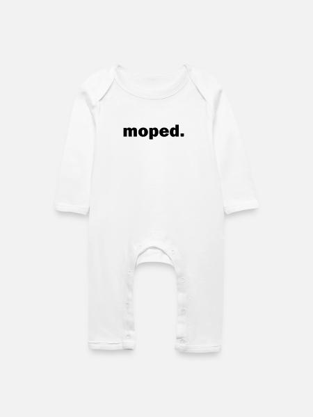 Moped - Baby Bio Strampler - Weiß