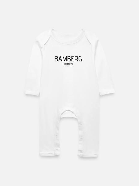 Bamberg - Baby Bio Strampler - Weiß