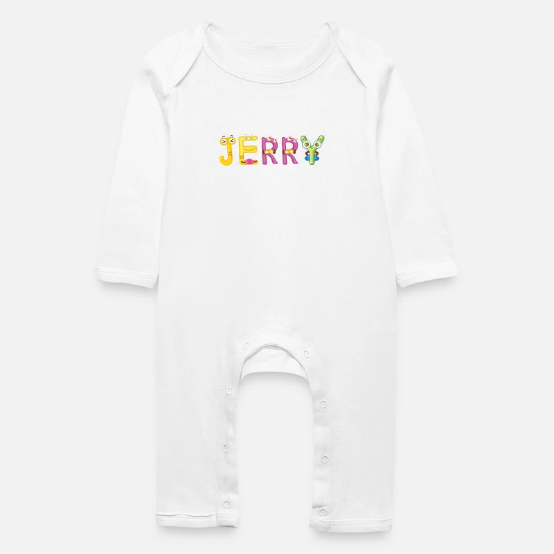 Jerry - Grenouillère bio Bébé - blanc