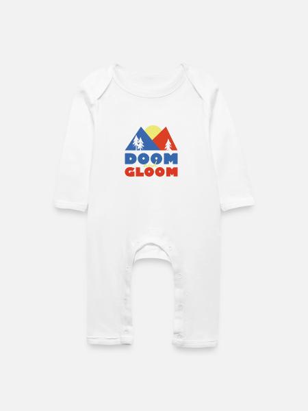 Doom und Düsternis - Baby Bio Strampler - Weiß