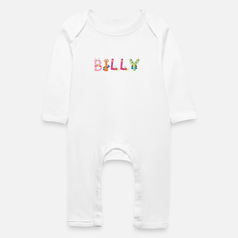 Billy - Baby Bio Strampler - Weiß