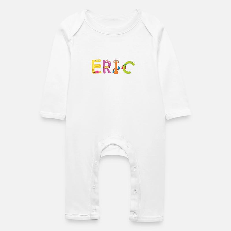 Eric - Baby Organic Romper - white