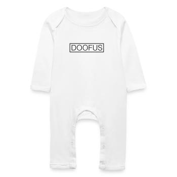 Doofus - Grenouillère bio Bébé - blanc - Devant