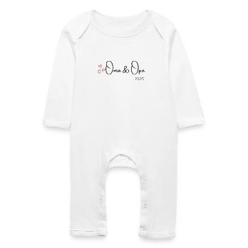 Oma & Opa 2025 - Baby Bio Strampler - Weiß - Vorne