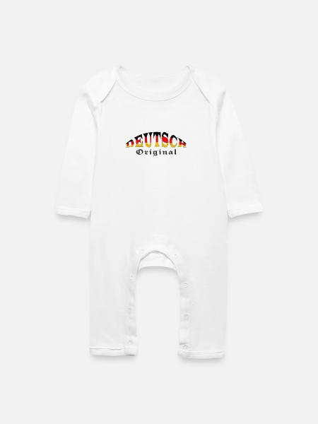 Deutsch - Original - Baby Bio Strampler - Weiß
