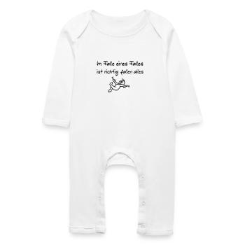 Just in case - Baby Organic Romper - white - Front