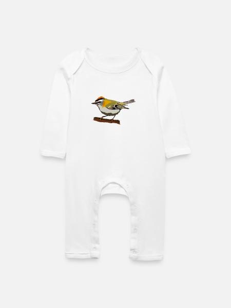Sommergoldhähnchen - Baby Bio Strampler - Weiß