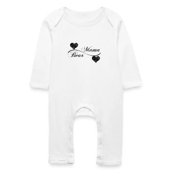 Mommy Bear - Baby Organic Romper - white - Front