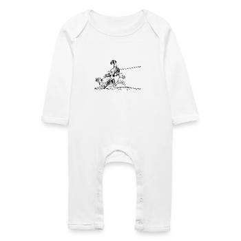 Knight - Baby Organic Romper - white - Front