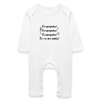 Monochrome Coupe d'Europe - Grenouillère bio Bébé - blanc - Devant
