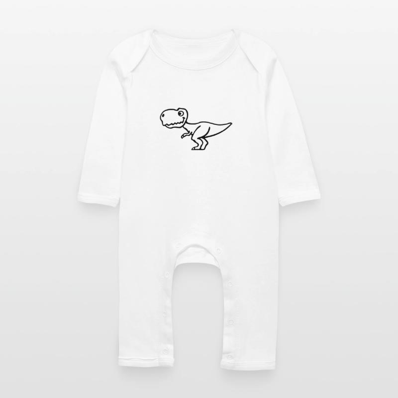 T-Rex Baby Organic Romper