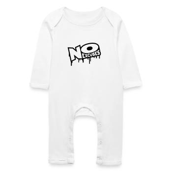 No Excuses - Baby Organic Romper - white - Front