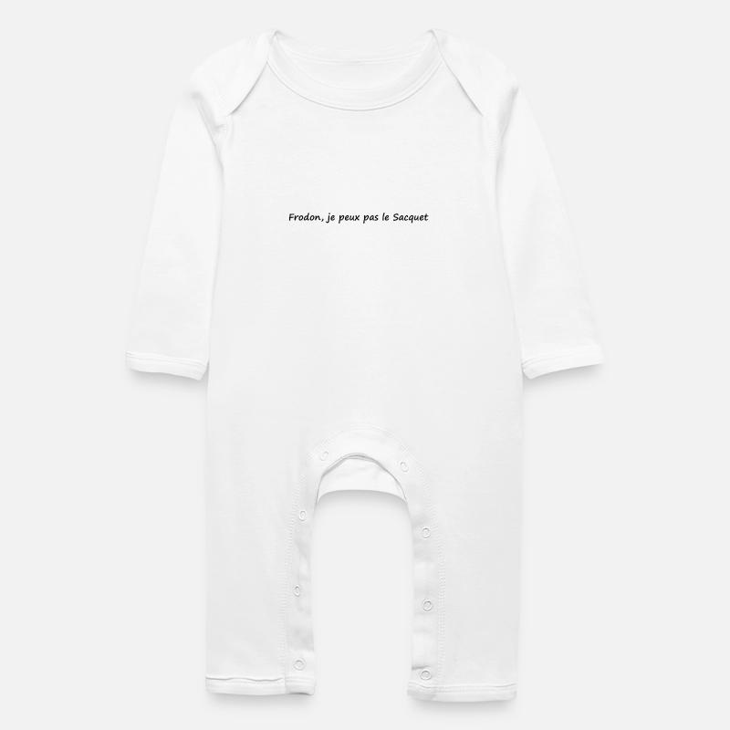 Frodon - Grenouillère bio Bébé - blanc