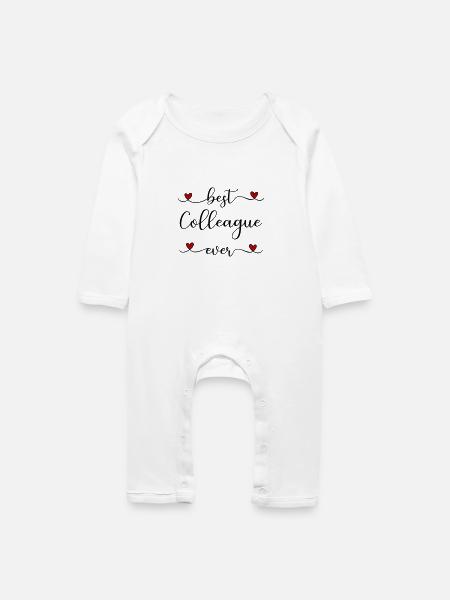 Kollege - Baby Bio Strampler - Weiß