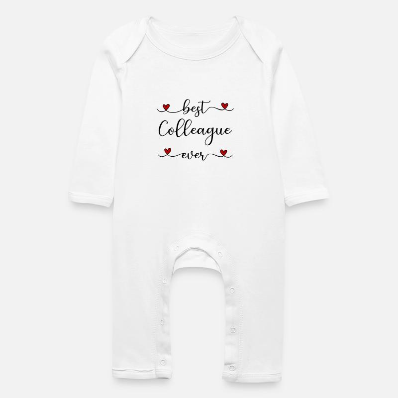 Collègue - Grenouillère bio Bébé - blanc