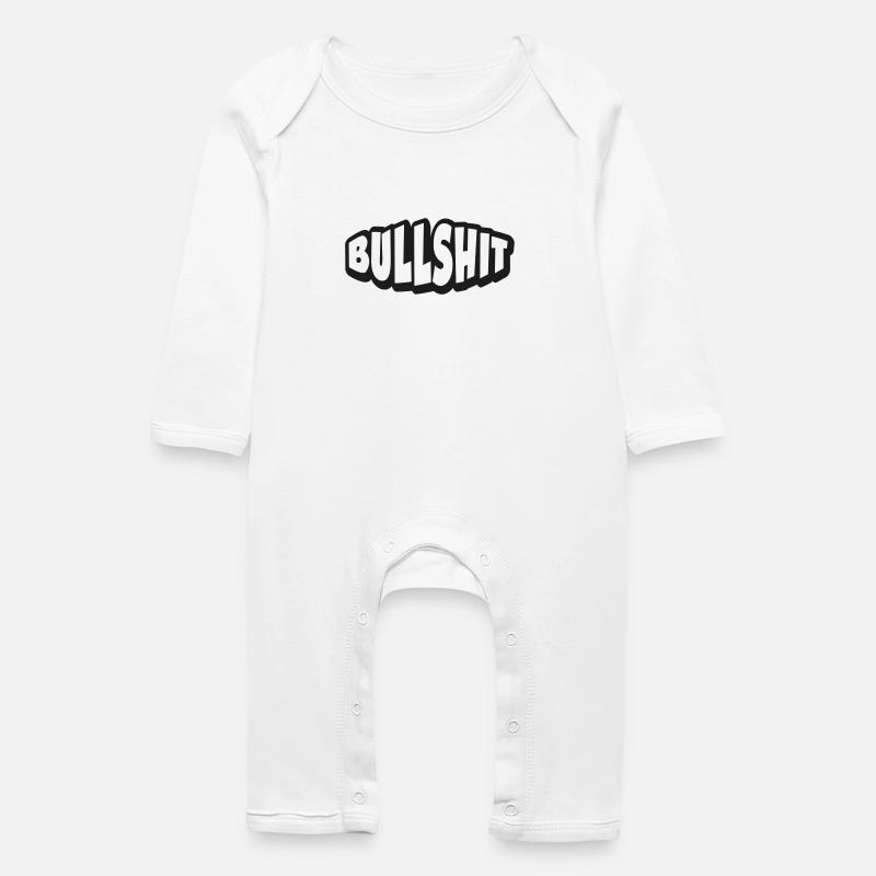 Conneries - Grenouillère bio Bébé - blanc