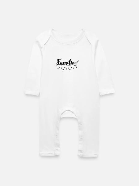 Familie - Baby Bio Strampler - Weiß
