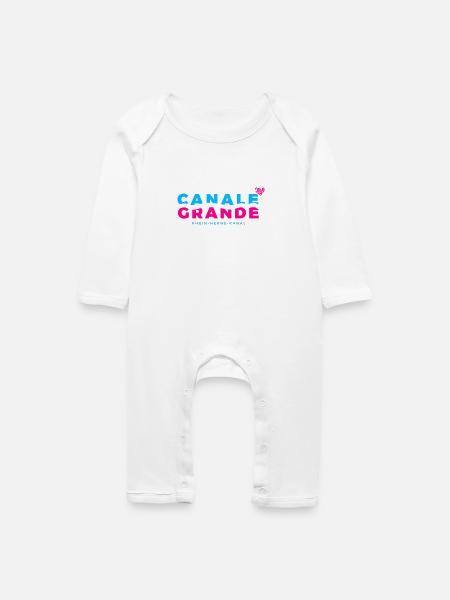 canale grande - Baby Bio Strampler - Weiß