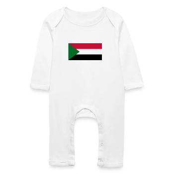 Soudan - Grenouillère bio Bébé - blanc - Devant