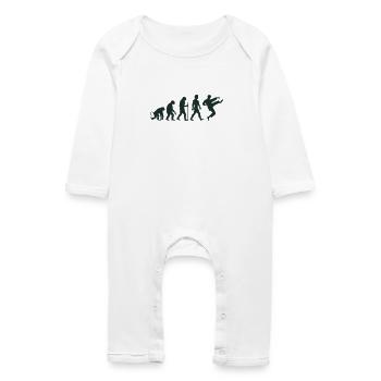 Karate Evolution - Baby Organic Romper - white - Front