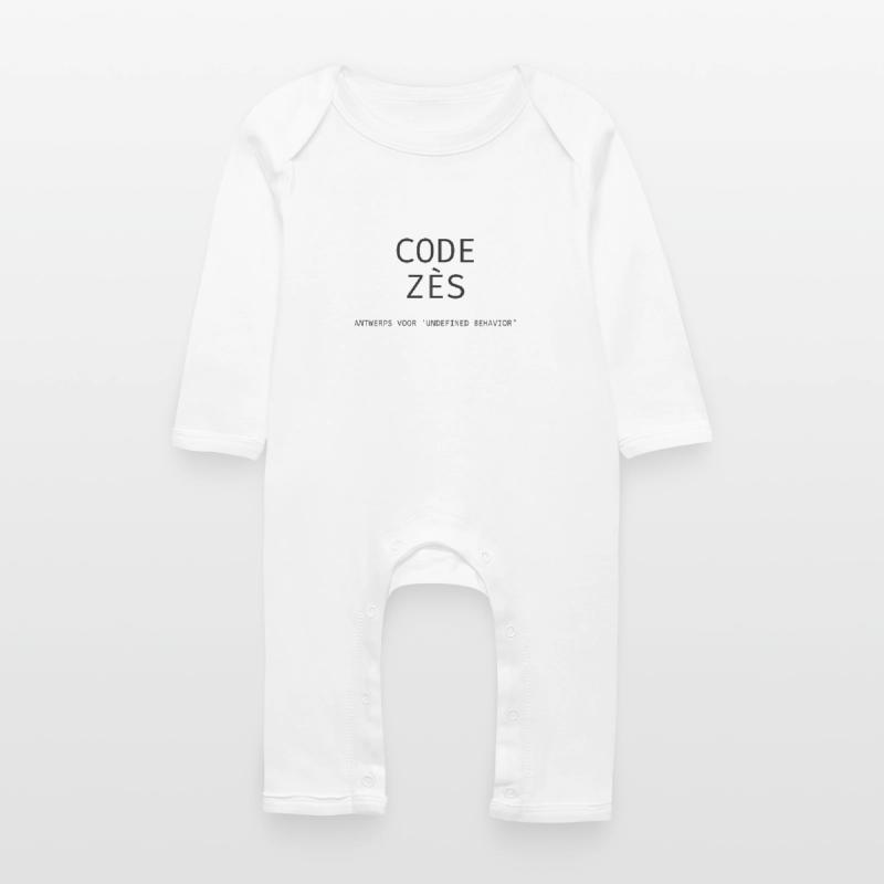 Antwerp: "Code Zès!" – Tech Dialect Shirt Baby Organic Romper