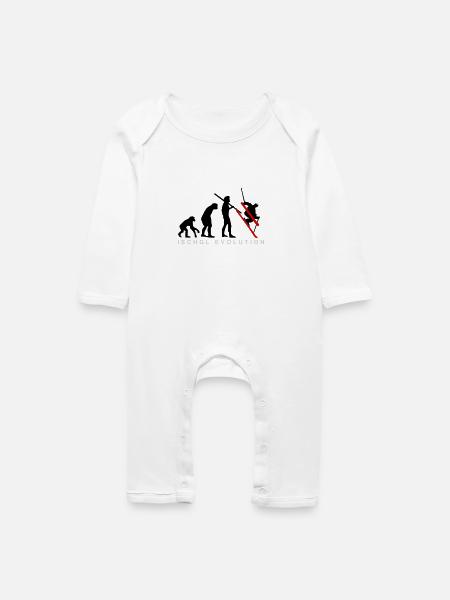 Ischgl Evolution Ski - Baby Bio Strampler - Weiß