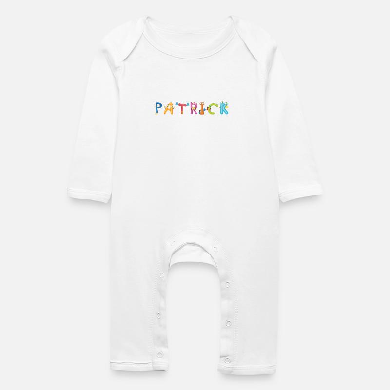 Patrick - Grenouillère bio Bébé - blanc