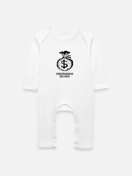 Panzerknacker reloaded - Baby Bio Strampler - Weiß