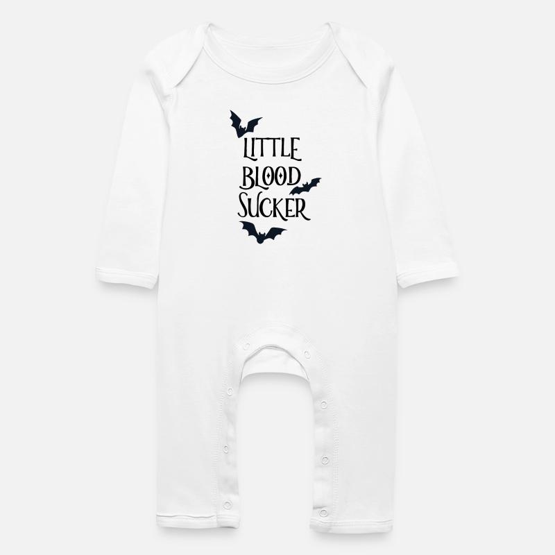 Petit suceur de sang - Grenouillère bio Bébé - blanc