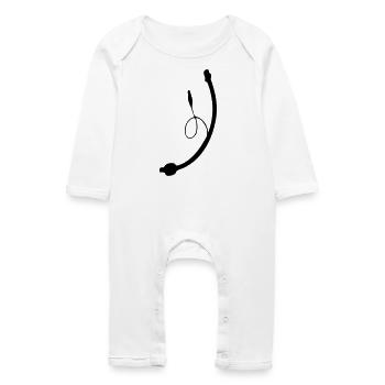 Endotracheal tube - Intubation - - Baby Organic Romper - white - Front
