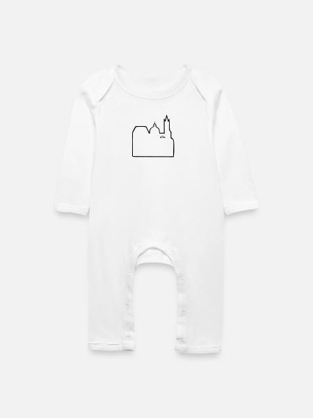 Aachener Dom Aachen - Baby Bio Strampler - Weiß